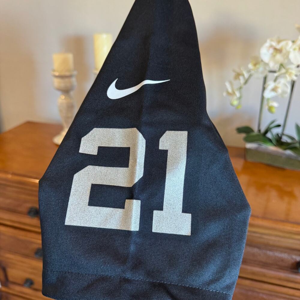 Nike NFL On Field Las Vegas Raiders Jersey #21 Coors Light Black Size L NWOT - Picture 4 of 5